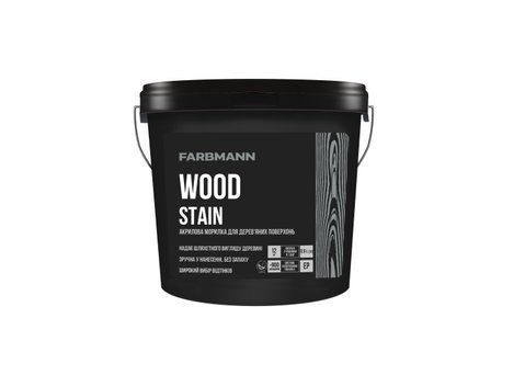 Морилка для деревини FARBMANN Wood Stain, 0,9 л, база EP 2952054168 фото