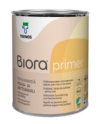 Ґрунтувальна фарба Teknos BIORA PRIMER, 0,9 л 0740201010 фото