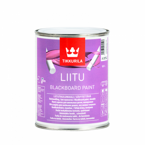 Фарба для шкільних дощок Tikkurila Лііту, 0,9 л, база C 39V02020010 фото