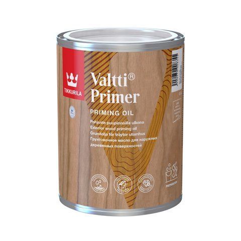 Ґрунт для деревини Tikkurila Валтті Праймер, 0,9 л 505000160 фото