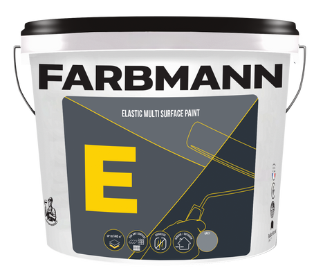 Еластична фарба FARBMANN Е Elastic Multi Surface Paint Grey, 5 л 4823046210297 фото
